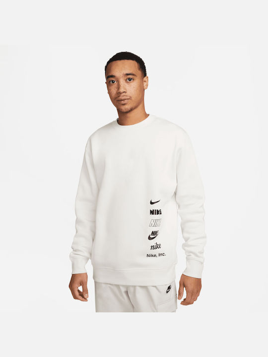 Nike Herren Sweatshirt mit Kapuze Weiß