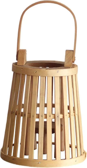 Etoile Laterne Bamboo Bodenmontage Beige 17.5x35x23cm 1Stück