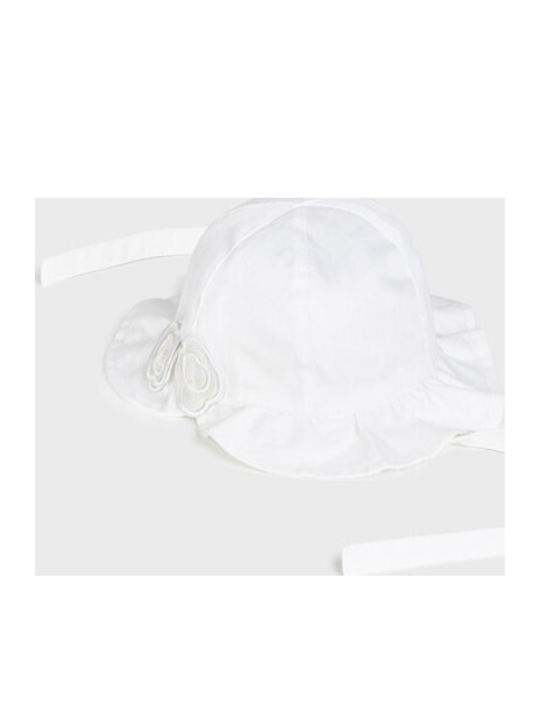Mayoral Kids' Hat Bucket Fabric White