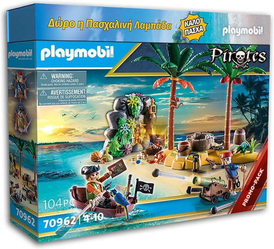 Toy Candle Pirates Island Playmobil