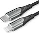 Vention Braided USB-C to Lightning Cable Γκρι 2m (TACHH)