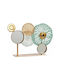 Gift Decor Decorativ de Spațiu Blomster din Metal 36x8.4x25.5cm 1buc