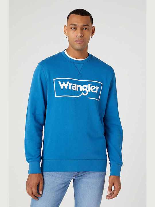 Wrangler Herren Sweatshirt Blau