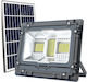 Spot Light Waterproof Solar LED Floodlight 300W Cold White 6000K with Remote Control IP65