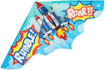 Folding Plastic Kite with Twine & Storage Bag 50x120cm