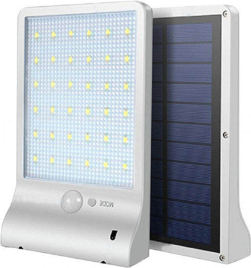 Spot Light Ηλιακό Φωτιστικό Δρόμου 4W Ψυχρό Λευκό 6000K με Αισθητήρα Κίνησης και Φωτοκύτταρο IP65