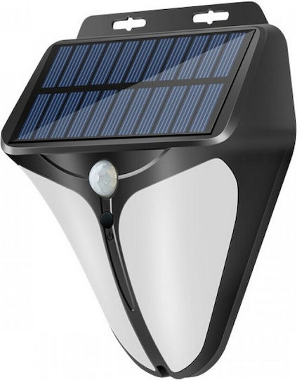 Spot Light Wall Mounted Solar Light 2W Cold White 6000K with Motion Sensor and Photocell IP65 10.8cmx12.8cmcm