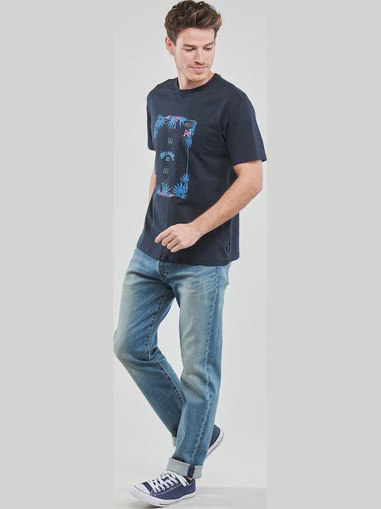 Tucked T-shirt Navy Blue