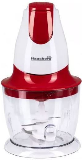 Hausberg HB-4503RS Πολυκόπτης Multi 300W με Δοχείο 750ml Κόκκινος