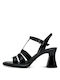 Tamaris Patent Leather Women's Sandals Black