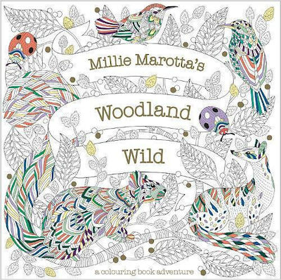 Batsford Carte de colorat Anti-Stress Millie Marotta's Woodland Wild