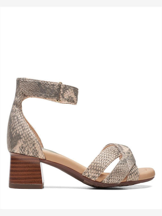Clarks Desirae Lily Сандали Анатомични Кафяв