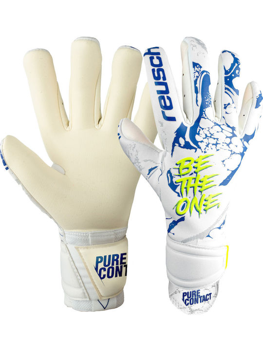 Reusch Pure Contact Gold X Adults Goalkeeper Gloves White