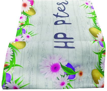 AGC Happy Easter Πασχαλινό Τραπεζομάντηλο 180x180x33εκ.