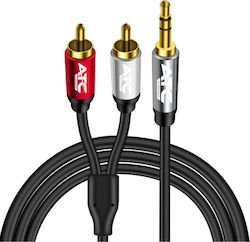 ATC 3.5mm male-2x RCA male 1.5m 02.008.0127 ATC 3.5mm male-2x RCA male 1.5m 02.008.0127