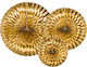 PartyDeco Partydekorationen Hängendes Ornament für Party 3 Stück