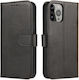 Hurtel Magnet Wallet Δερματίνης Black (Huawei Mate 50 Pro)