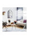 HomCom Wall Mirror with Black Metallic Frame 70x50cm 1pcs