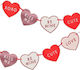 Γιρλάντα Love Hearts Γιρλάντα για Party