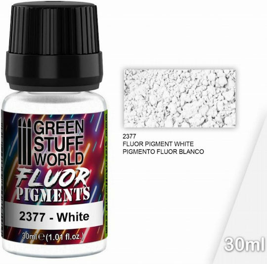 Green Stuff World Fluor Pigment Боя за Моделизъм 2377 White 30мл