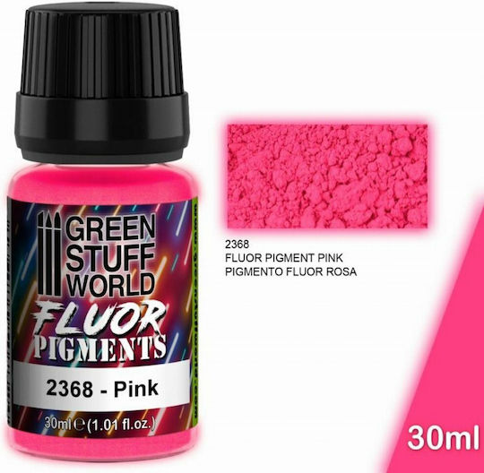 Green Stuff World Fluor Pigment Χρώμα Μοντελισμού 2368 Pink 30ml