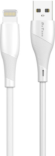 DE-44i2 Редовна USB-A към Lightning кабел Бял 2м (40268)