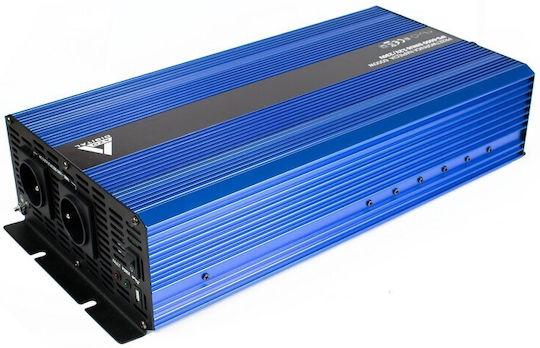 Azo Digital IPS-6000S Car Inverter 6000W to Converter 12V DC in 230V AC