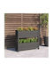 vidaXL Planter Box Wooden Gray 77x25x66cm.