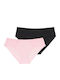 Γυναικεία Slip 2Pack Pink / Black