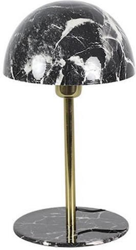 Atmosphera Metall Vintage Tischlampe für Fassung E27 mit Schwarz Schirm und Basis
