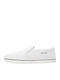 Ceni Stoff Herren Slip-Ons Weiß