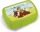 Nici Kids Lunch Plastic Box Green L17xW6.8xH12.5cm