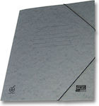 Skag Folder Prespan with Rubber Band for Paper A4 Gray Economy