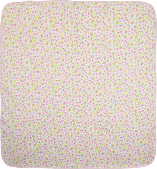 Energiers Babydecke Wickeltücher für Kinderzimmer Floral 75x85cm