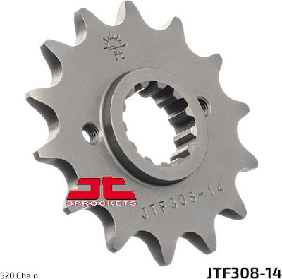 JT Sprockets Pinion față 14 Dinți pentru Honda FMX 650 pentru Yamaha XT 660 - XT 660