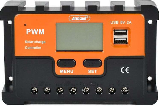 Andowl Ρυθμιστής Φόρτισης PWM 24V 65A