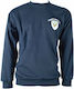 Armymania Long Sleeve Sweatshirt Aviation 100% Cotton In Blue Colour