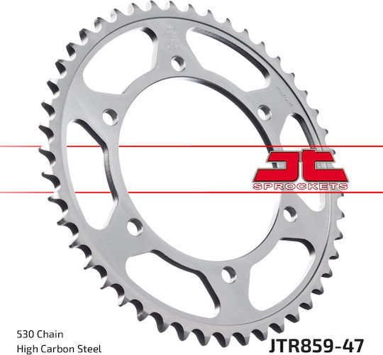 JT Sprockets Hinteres Ritzel 47 Zähne für Yamaha FZ / FZR Fazer / GTS 1000
