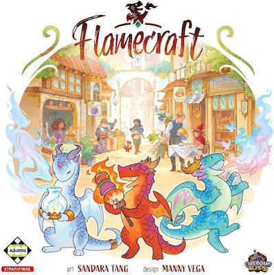 Kaissa Board Game Flamecraft for 1-5 Players 10+ Years (EL)