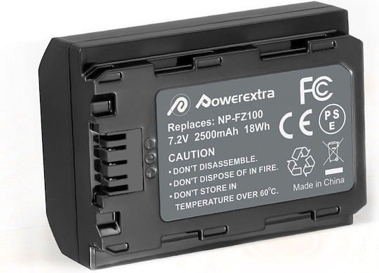 Powerextra Kamera Batterie SN-FZ100 Lithium-Ionen (Li-Ion) Kompatibel mit Sony NP-FZ100