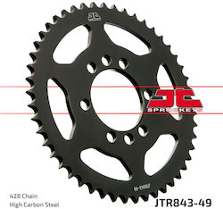 JT Sprockets Γρανάζι Πίσω 49 Δοντιών για Yamaha DT / SR