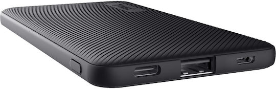 Trust Primo Ultra-thin Power Bank 5000mAh 15W cu Port USB-A și Port USB-C Negru