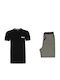 Hugo Boss Men's Pajamas Set Black