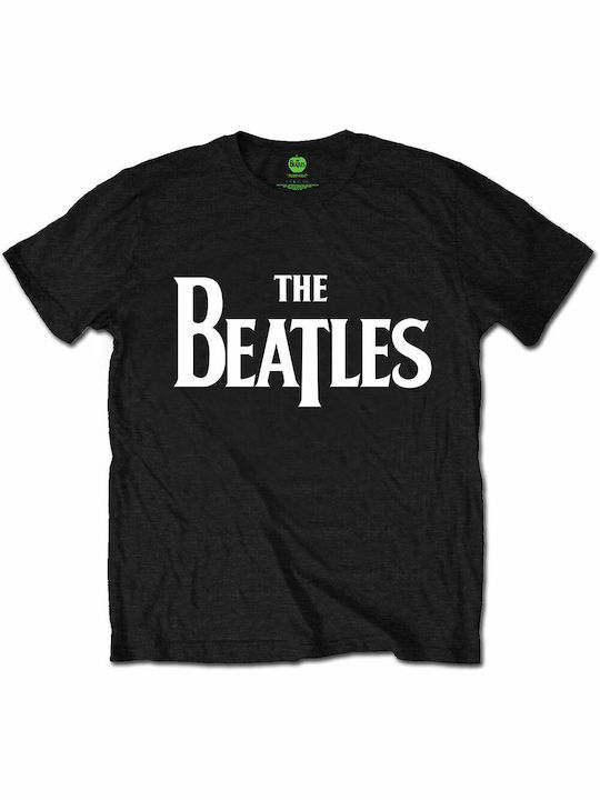 T-shirt The Beatles Logo σε Μαύρο χρώμα