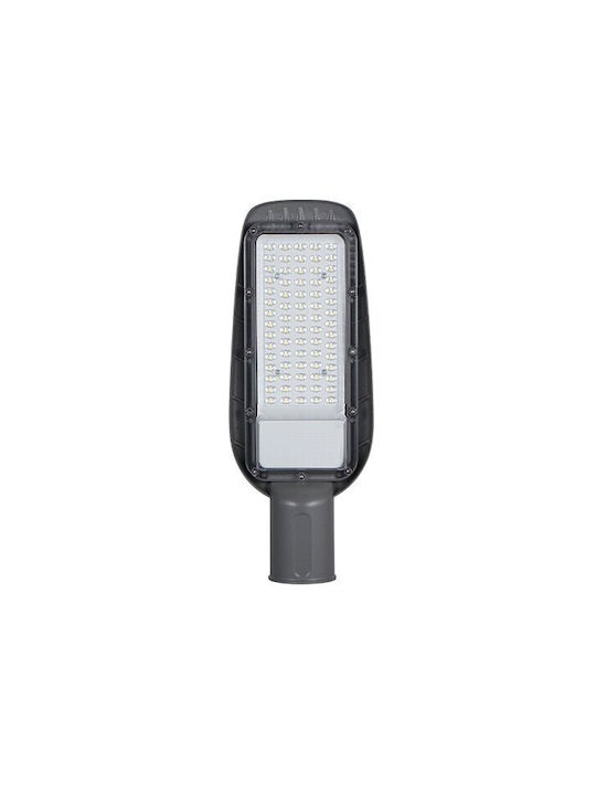 Optonica Außenstehlampe LED Straße 100W mit Kaltweißem Licht IP65 Graue