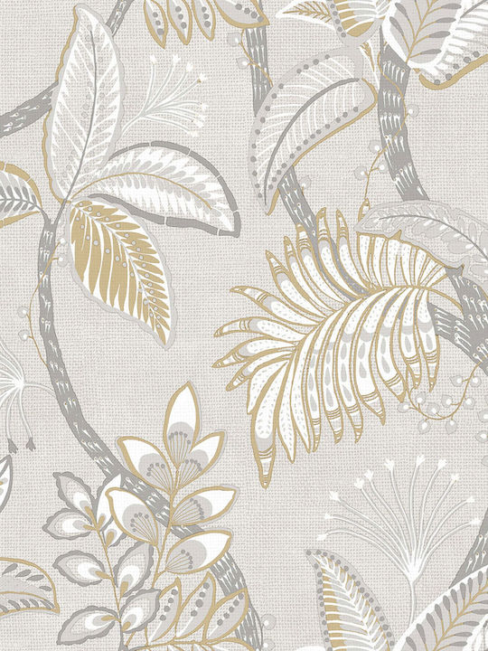 Wallpaper Vinyl Beige L1005xW53cm