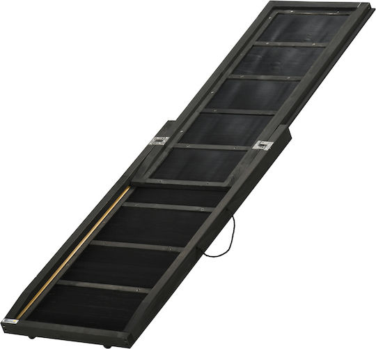 Pawhut Rampă Accesorii Auto pentru Câini 43x165x6,5cm Negru