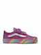 Old Skool V Kids Sneakers with Hoop & Loop Closure Fuchsia