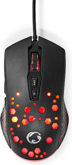 Nedis GMWD410BK RGB Gaming Ποντίκι 7200 DPI Μαύρο