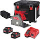 Milwaukee FPS55-552P Βυθιζόμενο Δισκοπρίονο 18V 2x5.5Ah με Ρύθμιση Ταχύτητας και με Σύστημα Αναρρόφησης